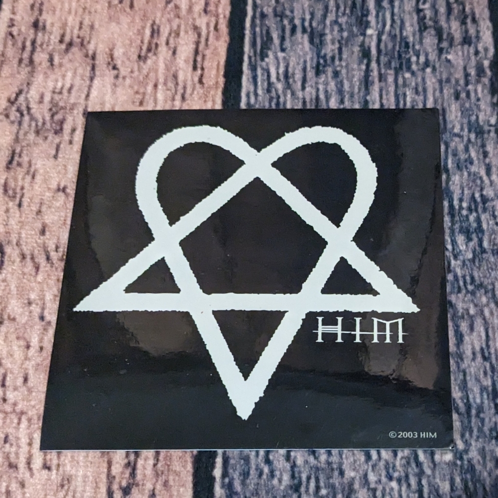 HIM Heartogram Sticker